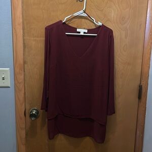 Michael Kors red top